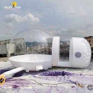 Outdoor Large Single Tunnel Clear Inflatable Dome Tent Transparent Dome House