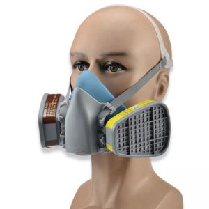 China Anti Fog Sanding Half Mask Respirators Dust Gas Defense Half Face Air Purifying Respirator supplier
