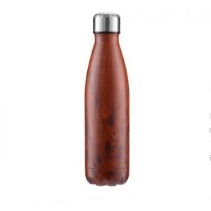 Virson Vacuum insulated Coke Shape 350/500/750ml stainless steel water bottle