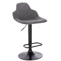China Commercial Dark Grey Fabric Counter Height Stools For Kitchen Counter on sale
