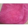 China No chemical Microfiber Cleaning Cloth red coral fleece 30*40 terry towel wholesale