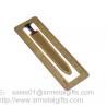China Photographic etching brass ruler bookmarks, custom steel ruler bookmarks wholesale