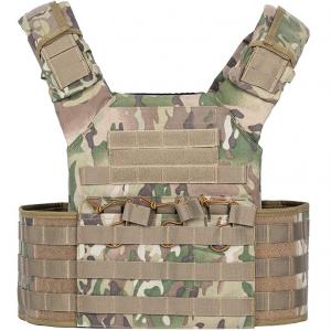 China Military Camo Tactical Vest Gun Holster Jacket Air Soft CS Training 11x7x20 supplier