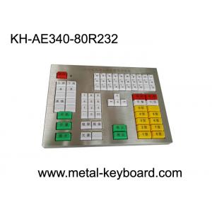 China Custom Panel 80 Resin Keys Industrial Metal Keyboard For Highway Toll Station supplier