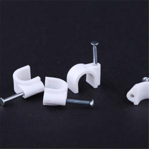 Concrete Cable Clip Nails White Nail-In Cable Clips High Carbon Steel