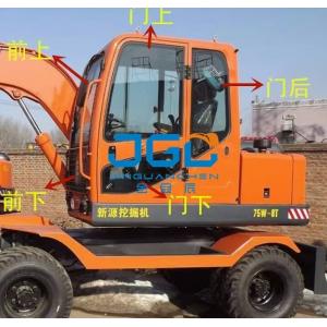 XY75W-8 65W-8 Excavator Glass Doors And Windows Left And Right Front And Rear Windshield