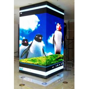 Indoor Digital Advertising Display Boards 4mm Pixels RGB Back Door Maintenance