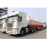 Capacity 39500L Three Axles Gas Tanker Truck , Durable Gas Delivery Truck