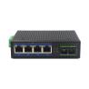UT14FP-SC20管理対象外の産業4x10/100Base-Tx POE+ 1x100M-Fx SCのイーサネット スイッチDIN柵