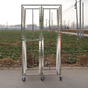 China 24段 ベーキングラックトロリー ステンレス製 ベーカリーラックトロリー トレイ付き wholesale