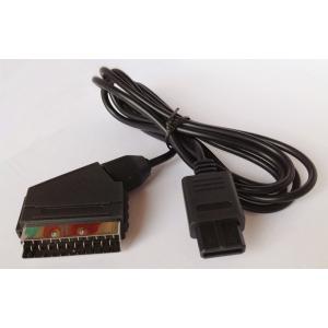 Câbles de jeu vidéo de la CHROMATOGRAPHIE GAZEUSE N64 RVB Scart pour la vidéo HD TV poids du commerce de Nitendo ou de Game Cube