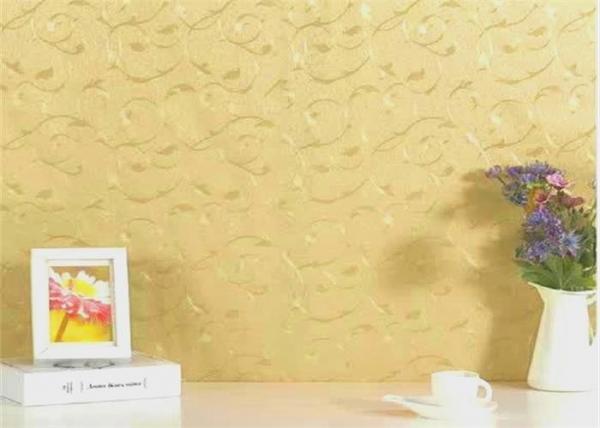 Golden Yellow , Self Adhesive Textured Wallpaper , 122cm/ 60cm x /50m/100m