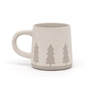 Coffee Mug Garden Handmade Christmas Coffee Mug Ceramic Stoneware Mugs Gift 3D Silk Print