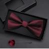 OEM Custom 100% Polyester Woven Cheap Mens Bow Ties With Your Own Logo