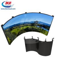 China P4 Flexible Rental LED Display Screen 5000 Nits 600*1200mm Curved Portable LED Screen on sale