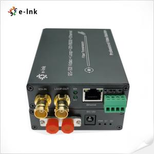 China LNK-12GSDI Series Fiber Converter with 4K UHD Video, Loop-out, Gigabit Ethernet & RS485 wholesale