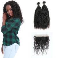 China 9A Thick Healthy Pre Plucked 360 Lace Frontal 2 Bundles No Synthetic Hair on sale