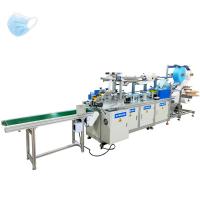 China 300 Tablets Elastic Earloop Three Ply Mask Machine 9000W Fully Automation on sale