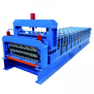 Hot sale high quality double layer ibr and corrugated profile roof sheet roll forming machine