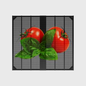 Alta luminosidad P3.91 SMD1921 Ver a través de toda la parrilla de malla RGB de color gran pantalla de pantalla de pantalla LED de vidrio transparente de interior