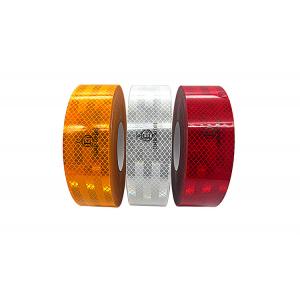China Hi Vis Adhesive Reflective Truck Tape White Yellow Red ECE 104 R ECE-104 supplier