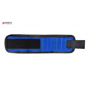 Mafnetic Wristband 15 pcs strong magnet size 370*90mm easily holding small metal parts and tools blue