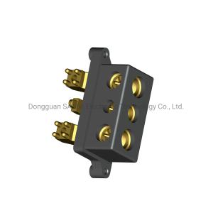 China 10.2Мм высота барьерного терминального блока с 1 уровнем и 15A номинального тока supplier