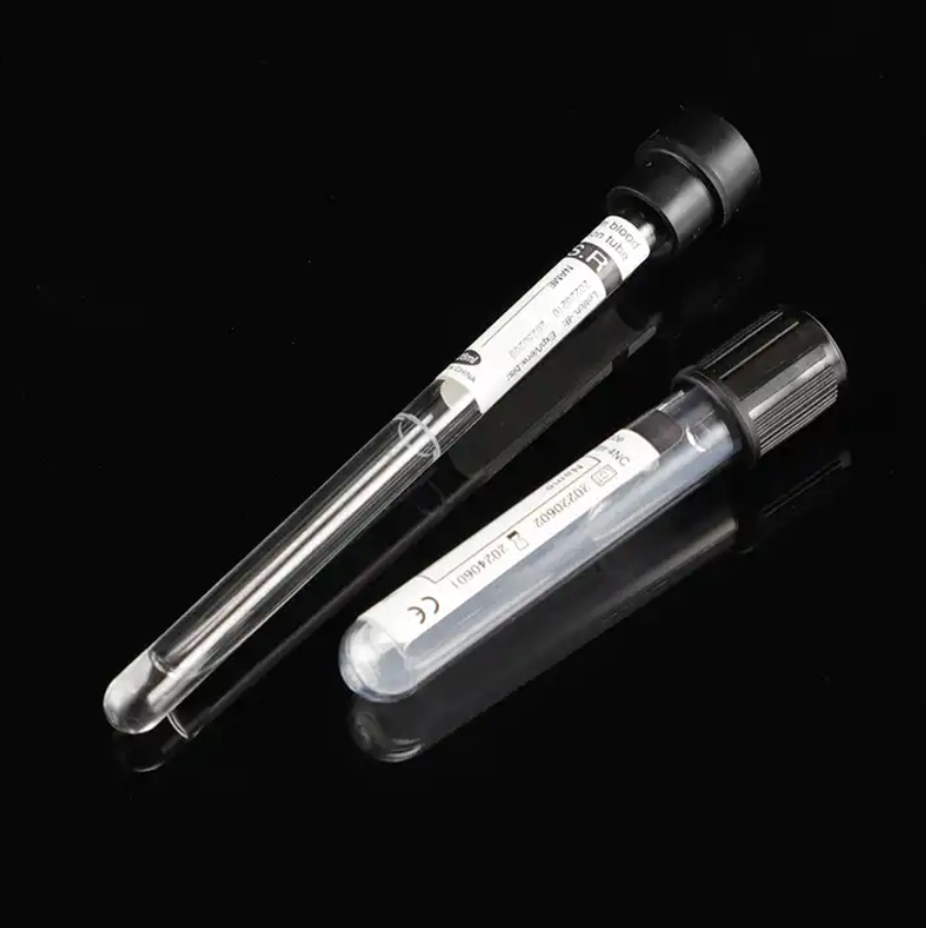 China Black cap citric acid sodium 1:4 additive, 1.28ml slender tube for direct machine testing wholesale