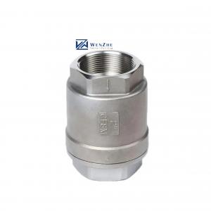 China H12W-16P Vertical Spring Check Valve for Customized Multi-Size Stainless Steel Wire Port supplier