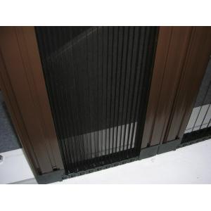 Black Grey Fiberglass Mosquito Net Pleated Mosquito Mesh Door
