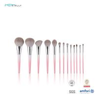 China Vegan Synthetic Aluminium Ferrule High End Makeup Brush Set Customized Logo on sale