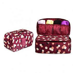 China Fashionable Bra And Panty Travel Case / Portable Travel Lingerie Organizer Bag supplier