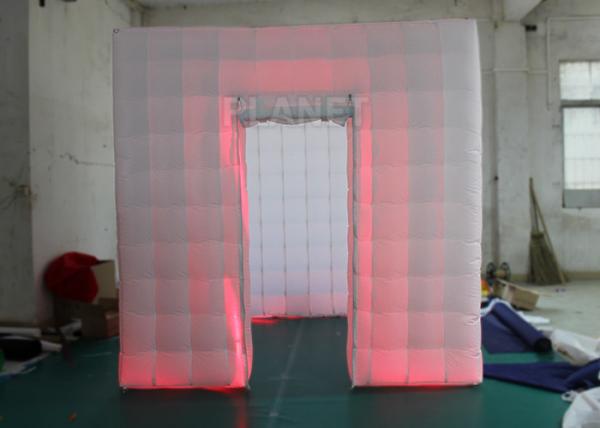 Outdoor Inflatable Photo Booth Double Triple Stitches Customized Color