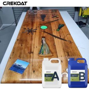 Against Wear Scratches Deep Pour Epoxy Resin For Art Pieces Durable Countertops