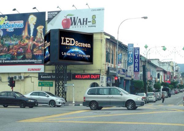 SMD Outdoor P8 LED Digital Screen Advertising 1/4 Scan Mode Nova Linsn Control