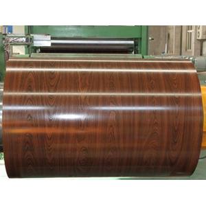 Wood Grain PPG Color Coated Aluminum Coil Stock 3004 3005 3105