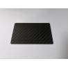 85x54x0.8mm Carbon Fiber Card With SLE4442 Small Contact Chip