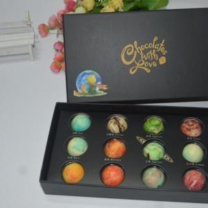 High Rigidity Chocolate Packaging Box Black Shcok Resistant