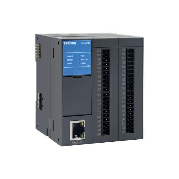 Control de alta velocidad de destello del pulso de Flexible 12DI 12DO 4AI 4AO del regulador de la lógica del PLC de la ROM