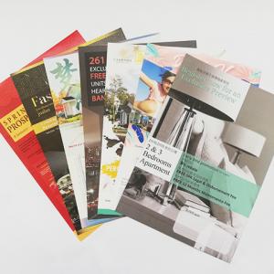 Digital Business Catalog Printing Gloss Lamination 80gsm-350gsm Materials