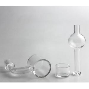 China Single Glass Banger High Temperature Glass 1732°C Melting Point 14mm Male Quartz Glass Nail supplier