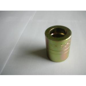 China Yellow Carbon Steel Hydraulic Ferrule Fittings Sleeve Tube For SAE 2SN HOSE supplier