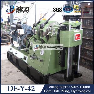 DF-Y-42 diamond core drilling rig machine with diamond bits