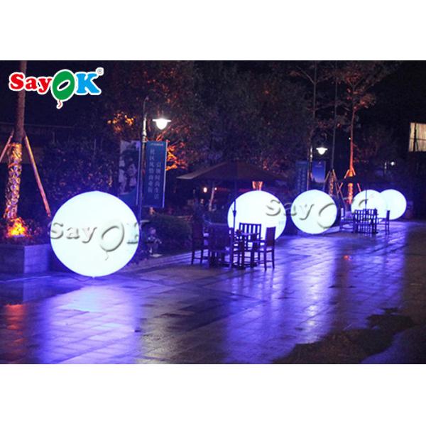 Globo inflable realista de encargo del LED para la exposición ignífuga