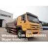 Good price factory direct sale 10 to 15 cbm HOWO 6*4 asphalst spraying truck,