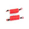 China Two Ends Attach Coil Tool Lanyard Red Spiral Strap Bungee Loop wholesale