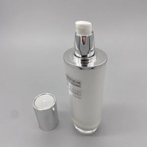 Skincare Plastic Cosmetic Toner Bottle Cylinder Lotion Pump 30g