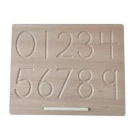 China Alphabets Board 29cm Wooden Math Toy Counting Teaching Language on sale