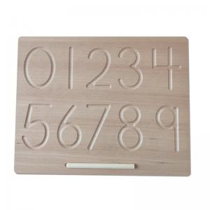 Alphabets Board 29cm Wooden Math Toy Counting Teaching Language
