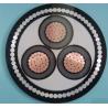 China PE Ultra Violet Stabilized Middle Voltage Electric Cable Black 3 Core 185 mmsq wholesale